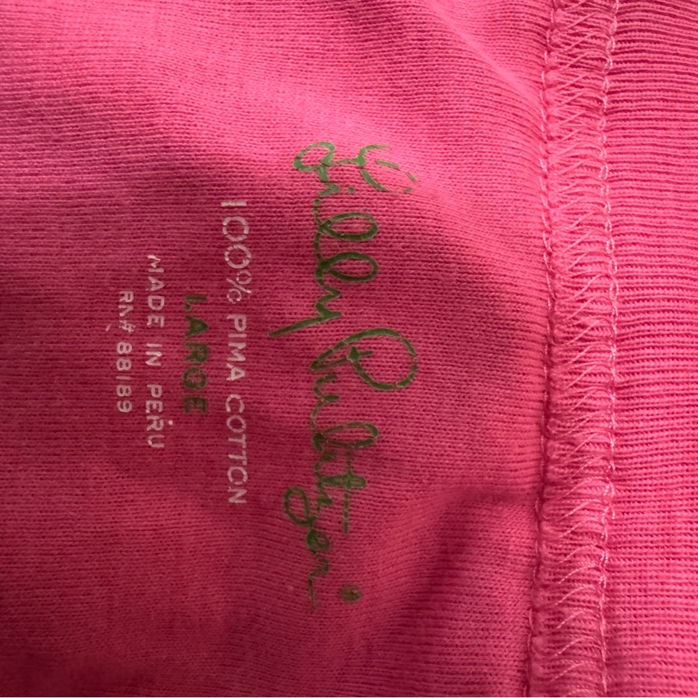 Lilly Pulitzer Pink Ruffle Tank Top - Picture 5 of 8
